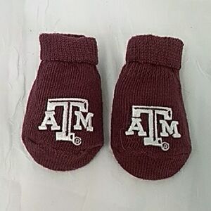 Texas A&M Creative Knitwear Baby Bootie